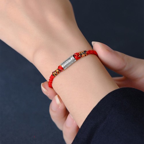 Handmade 925 Sterling Silver Everything Goes Well Protection Bracelet Anklet