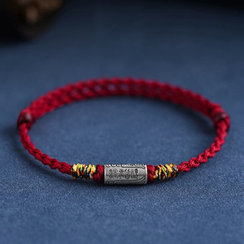Handmade 925 Sterling Silver Everything Goes Well Protection Bracelet Anklet