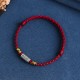 Handmade 925 Sterling Silver Everything Goes Well Protection Bracelet Anklet