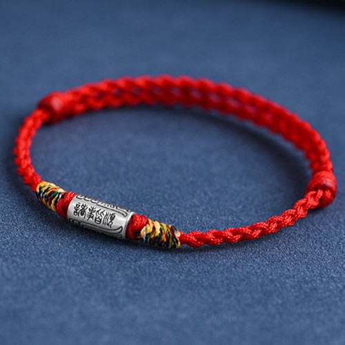 Handmade 925 Sterling Silver Everything Goes Well Protection Bracelet Anklet