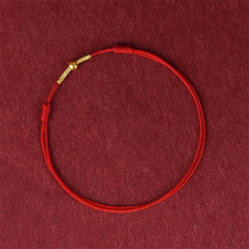 925 Sterling Silver Golden Bead Protection Bracelet Anklet 925 Sterling Silver Golden Bead Protection Bracelet Anklet