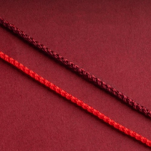 Cinnabar Blessing Red String 14K Gold Infinity Symbol Anklet Cinnabar Blessing Red String 14K Gold Infinity Symbol Anklet