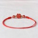 Four Leaf Clover Cinnabar Blessing Calm Bracelet Anklet Four Leaf Clover Cinnabar Blessing Calm Bracelet Anklet