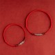 925 Sterling Silver Koi Fish Cinnabar Wealth Bracelet Anklet 925 Sterling Silver Koi Fish Cinnabar Wealth Bracelet Anklet
