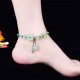 Flower Jade Butterfly Luck Abundance Anklet Flower Jade Butterfly Luck Abundance Anklet