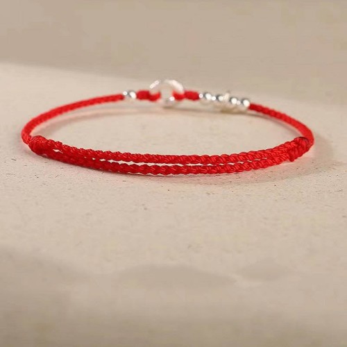 925 Sterling Silver Auspicious Clouds Peace Buckle Bracelet Anklet 925 Sterling Silver Auspicious Clouds Peace Buckle Bracelet Anklet