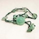 Amethyst Pink Crystal Green Aventurine Peace Anklet Amethyst Pink Crystal Green Aventurine Peace Anklet