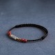 925 Sterling Silver Koi Fish Cinnabar Wealth Bracelet Anklet 925 Sterling Silver Koi Fish Cinnabar Wealth Bracelet Anklet