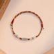 925 Sterling Silver Koi Fish Colorful String Bracelet Anklet 925 Sterling Silver Koi Fish Colorful String Bracelet Anklet