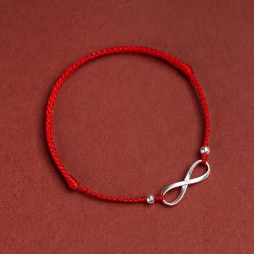 925 Sterling Silver Endless Knot Protection Luck Anklet 925 Sterling Silver Endless Knot Protection Luck Anklet