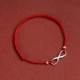 925 Sterling Silver Endless Knot Protection Luck Anklet 925 Sterling Silver Endless Knot Protection Luck Anklet