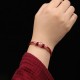 Natural Strawberry Quartz Love Red String Bracelet Anklet Natural Strawberry Quartz Love Red String Bracelet Anklet