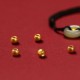 999 Gold Bead Peace Buckle Hetian Jade Bracelet Anklet 999 Gold Bead Peace Buckle Hetian Jade Bracelet Anklet