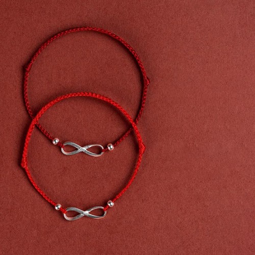 925 Sterling Silver Endless Knot Protection Luck Anklet 925 Sterling Silver Endless Knot Protection Luck Anklet