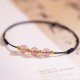 Strawberry Crystal Beads Luck Red String Anklet Strawberry Crystal Beads Luck Red String Anklet