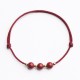 Natural Lucky Cinnabar Bead Blessing Bracelet Anklet Natural Lucky Cinnabar Bead Blessing Bracelet Anklet