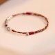 925 Sterling Silver Koi Fish Colorful String Bracelet Anklet 925 Sterling Silver Koi Fish Colorful String Bracelet Anklet