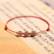 Natural Strawberry Quartz Love Red String Bracelet Anklet Natural Strawberry Quartz Love Red String Bracelet Anklet