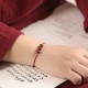 Natural Lucky Cinnabar Bead Blessing Bracelet Anklet Natural Lucky Cinnabar Bead Blessing Bracelet Anklet