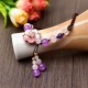 Natural Amethyst Rose Quartz Lucky Healing Anklet Natural Amethyst Rose Quartz Lucky Healing Anklet