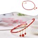 Red Agate Confidence Calm Anklet Red Agate Confidence Calm Anklet