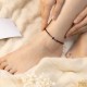 Garnet Amethyst Purification Calm Anklet Garnet Amethyst Purification Calm Anklet