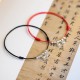 925 Sterling Silver Red String Braid Bell Charm Anklet 925 Sterling Silver Red String Braid Bell Charm Anklet