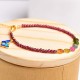 Garnet Tourmaline Butterfly Protection Bracelet Anklet Garnet Tourmaline Butterfly Protection Bracelet Anklet