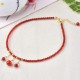 Red Agate Confidence Calm Anklet Red Agate Confidence Calm Anklet