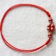 Four Leaf Clover Cinnabar Blessing Calm Bracelet Anklet Four Leaf Clover Cinnabar Blessing Calm Bracelet Anklet