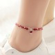 Love Heart Infinity Symbol Braided Anklet Love Heart Infinity Symbol Braided Anklet