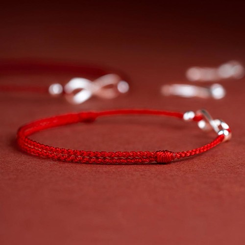 925 Sterling Silver Endless Knot Protection Luck Anklet 925 Sterling Silver Endless Knot Protection Luck Anklet