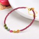 Garnet Tourmaline Butterfly Protection Bracelet Anklet Garnet Tourmaline Butterfly Protection Bracelet Anklet