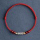 925 Sterling Silver Koi Fish Cinnabar Wealth Bracelet Anklet 925 Sterling Silver Koi Fish Cinnabar Wealth Bracelet Anklet