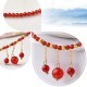 Red Agate Confidence Calm Anklet Red Agate Confidence Calm Anklet