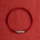 925 Sterling Silver Koi Fish Cinnabar Wealth Bracelet Anklet 925 Sterling Silver Koi Fish Cinnabar Wealth Bracelet Anklet