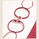 Natural Strawberry Quartz Love Red String Bracelet Anklet Natural Strawberry Quartz Love Red String Bracelet Anklet