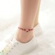 Love Heart Infinity Symbol Braided Anklet Love Heart Infinity Symbol Braided Anklet