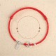 925 Sterling Silver Auspicious Clouds Peace Buckle Bracelet Anklet 925 Sterling Silver Auspicious Clouds Peace Buckle Bracelet Anklet