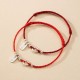 925 Sterling Silver Auspicious Clouds Peace Buckle Bracelet Anklet 925 Sterling Silver Auspicious Clouds Peace Buckle Bracelet Anklet