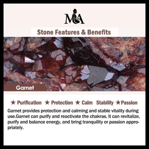 Garnet Amethyst Purification Calm Anklet Garnet Amethyst Purification Calm Anklet