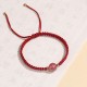 Natural Strawberry Quartz Love Red String Bracelet Anklet Natural Strawberry Quartz Love Red String Bracelet Anklet