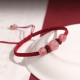 Natural Strawberry Quartz Love Red String Bracelet Anklet Natural Strawberry Quartz Love Red String Bracelet Anklet