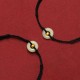 999 Gold Bead Peace Buckle Hetian Jade Bracelet Anklet 999 Gold Bead Peace Buckle Hetian Jade Bracelet Anklet