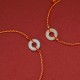 Round Peace Buckle Jade Luck Abundance Bracelet Anklet Round Peace Buckle Jade Luck Abundance Bracelet Anklet