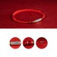925 Sterling Silver Koi Fish Cinnabar Wealth Bracelet Anklet 925 Sterling Silver Koi Fish Cinnabar Wealth Bracelet Anklet