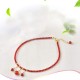Red Agate Confidence Calm Anklet Red Agate Confidence Calm Anklet