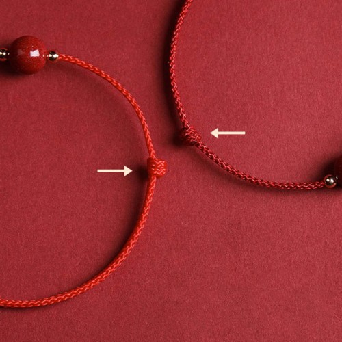 Natural Lucky Cinnabar Bead Blessing Bracelet Anklet Natural Lucky Cinnabar Bead Blessing Bracelet Anklet