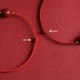Natural Lucky Cinnabar Bead Blessing Bracelet Anklet Natural Lucky Cinnabar Bead Blessing Bracelet Anklet