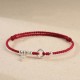 925 Sterling Silver Auspicious Clouds Peace Buckle Bracelet Anklet 925 Sterling Silver Auspicious Clouds Peace Buckle Bracelet Anklet